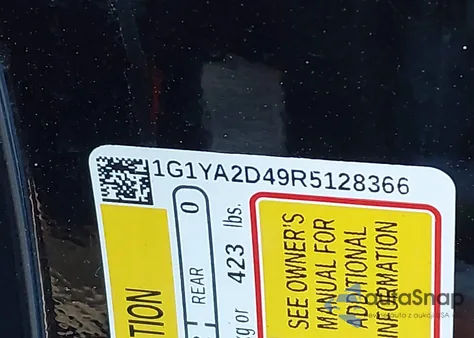 2024 Chevrolet Corvette Stingray Rwd 1Lt из США, поврежденный, VIN 1G1YA2D49R5128366